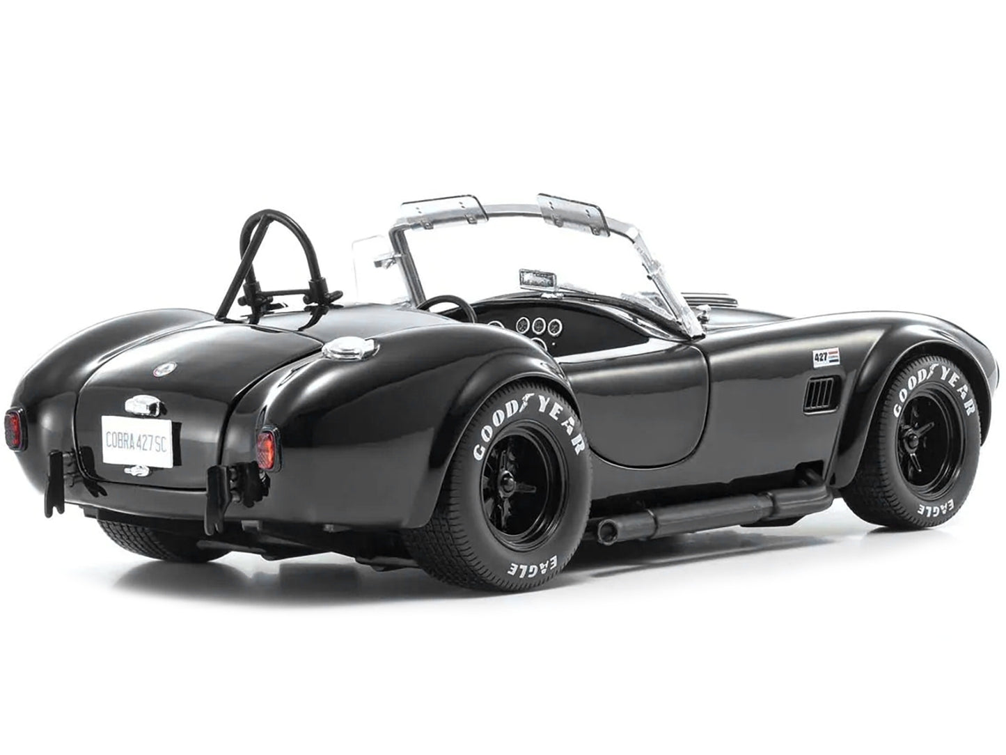 Shelby Cobra 427 S/C Black 1/18 Diecast Model Car by Kyosho