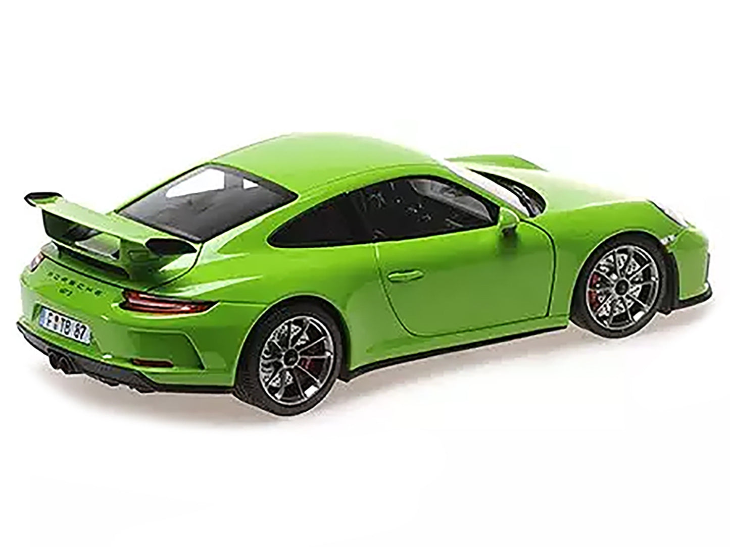 2018 Porsche 911 GT3 Yellow Green "Shmee150" Limited Edition to 438 pieces Worldwide 1/18 Diecast Model Car by Minichamps