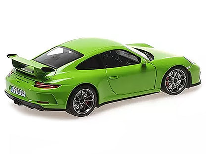 2018 Porsche 911 GT3 Yellow Green "Shmee150" Limited Edition to 438 pieces Worldwide 1/18 Diecast Model Car by Minichamps