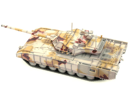 Russian T14 Armata MBT (Main Battle Tank) Multi-Desert Camouflage "Armor Premium" Series 1/72 Diecast Model by Panzerkampf