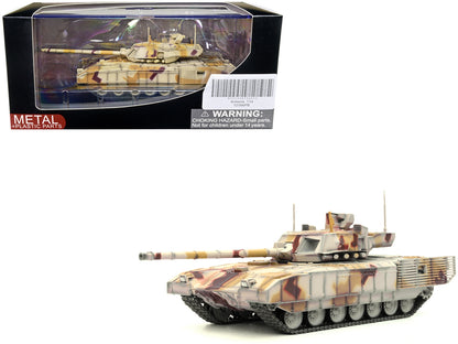 Russian T14 Armata MBT (Main Battle Tank) Multi-Desert Camouflage "Armor Premium" Series 1/72 Diecast Model by Panzerkampf