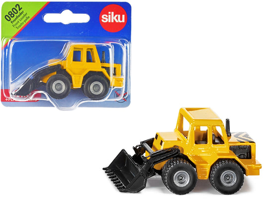 Front Loader Yellow and Black Diecast Model by Siku