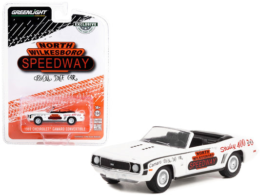 1969 Chevrolet Camaro Convertible "North Wilkesboro Speedway Official Pace Car" (North Carolina) "Hobby Exclusive" Series 1/64 Diecast Model Car by Greenlight