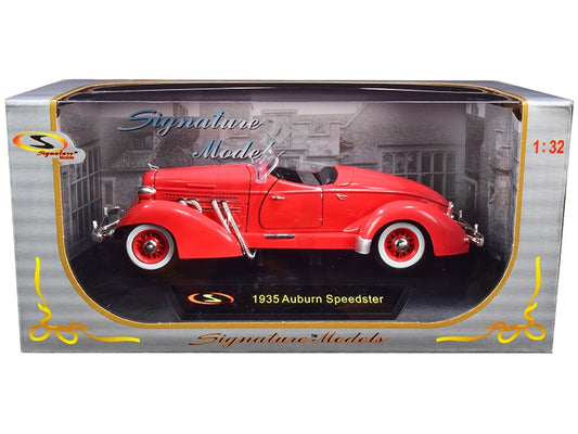 1935 Auburn Speedster Coral Red 1/32 Diecast Model Car by Signature Models