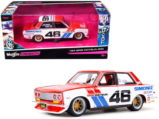 Datsun 510 #46 "Simoniz" BRE (Brock Racing Enterprises) "Tokyo Mod" 1/24 Diecast Model Car by Maisto