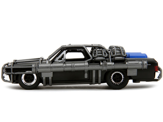 1967 Chevrolet El Camino with Cannons Matt Black "Fast X" (2023) Movie "Fast & Furious" Series 1/32 Diecast Model Car by Jada