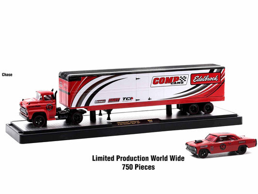 Auto Haulers Set of 3 Trucks Release 54 Limited Edition to 8400 pieces Worldwide 1/64 Diecast Model Cars by M2 Machines