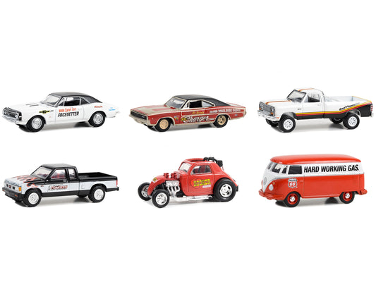 "Running on Empty" 6 piece Set Series 16 1/64 Diecast Model Cars by Greenlight