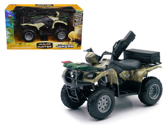 Suzuki Vinson 500 4X4 Quad Runner Green ATV 1/12 Diecast Motorcycle Model by New Ray