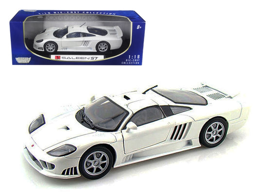 Saleen S7 White 1/18 Diecast Model Car by Motormax