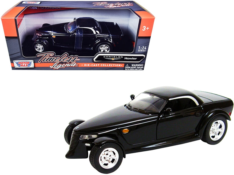 Chrysler Howler Concept Black "Timeless Legends" 1/24 Diecast Model Car by Motormax