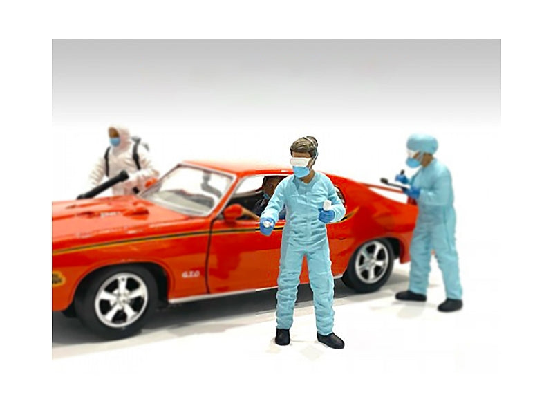 Hazmat Crew Figurine II for 1/24 Scale Models by American Diorama