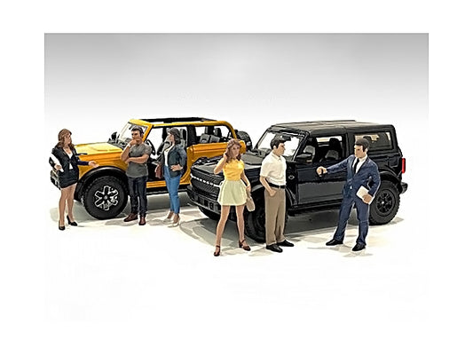 "The Dealership" 6 piece Figurine Set for 1/24 Scale Models by American Diorama