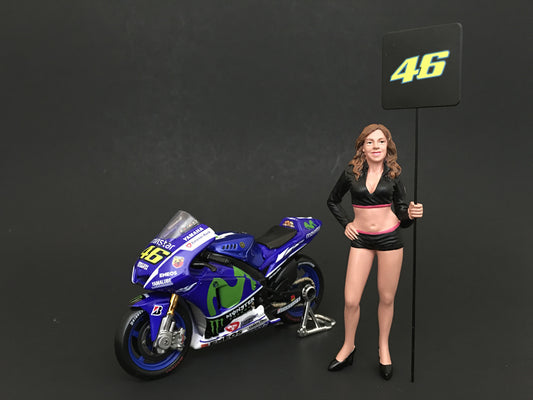 Paddock Girl Figure For 1:24 Scale Models by American Diorama