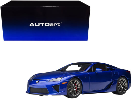 Lexus LFA Pearl Blue Metallic 1/18 Model Car by Autoart