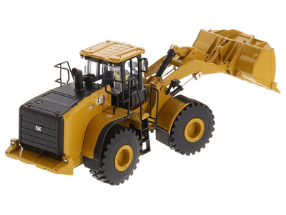 CAT Caterpillar 966 GC Wheel Loader Yellow with Operator "High Line Series" 1/50 Diecast Model by Diecast Masters