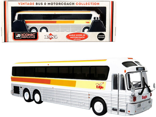 1984 Eagle Model 10 Motorcoach Bus "Corporate" "Vintage Bus & Motorcoach Collection" 1/87 (HO) Diecast Model by Iconic Replicas