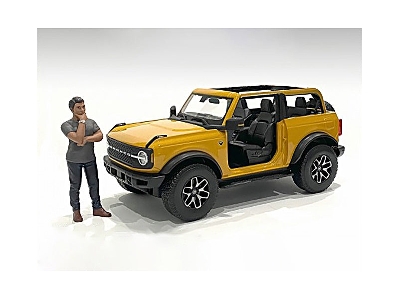 "The Dealership" Customer III Figurine for 1/24 Scale Models by American Diorama