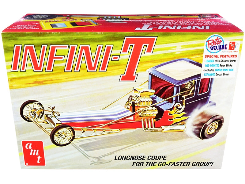 Skill 2 Model Kit Infini-T Custom Dragster 1/25 Scale Model by AMT