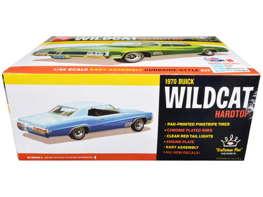 Skill 2 Model Kit 1970 Buick Wildcat Hardtop "Craftsman Plus" Series 1/25 Scale Model by AMT