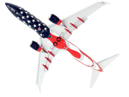 Boeing 737-800 Commercial Aircraft with Flaps Down "Southwest Airlines - Freedom One" American Flag Livery "Gemini 200" Series 1/200 Diecast Model Airplane by GeminiJets