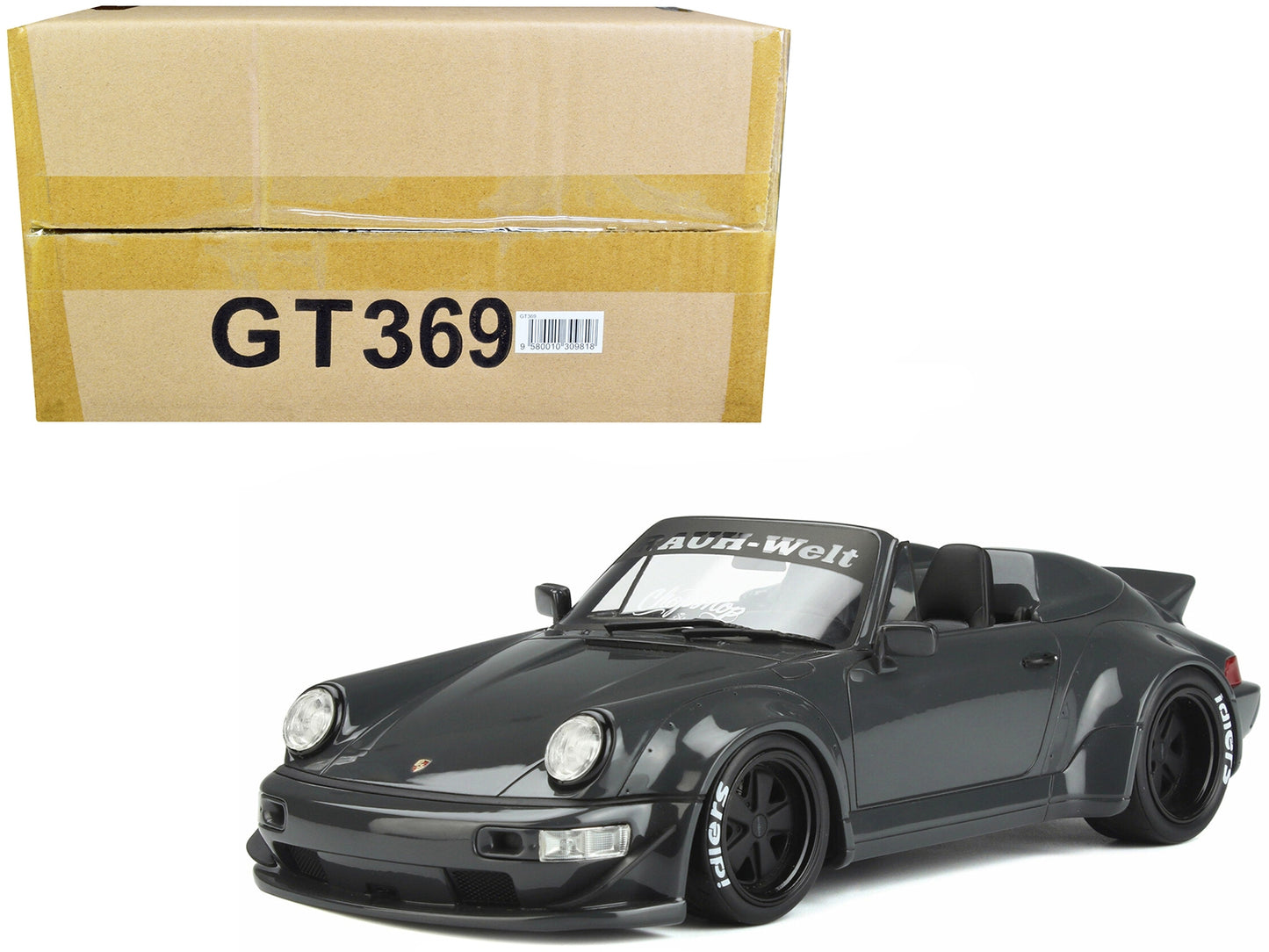 RWB Body Kit Convertible Grigio Telesto Gray "Chop Shop" 1/18 Model Car by GT Spirit