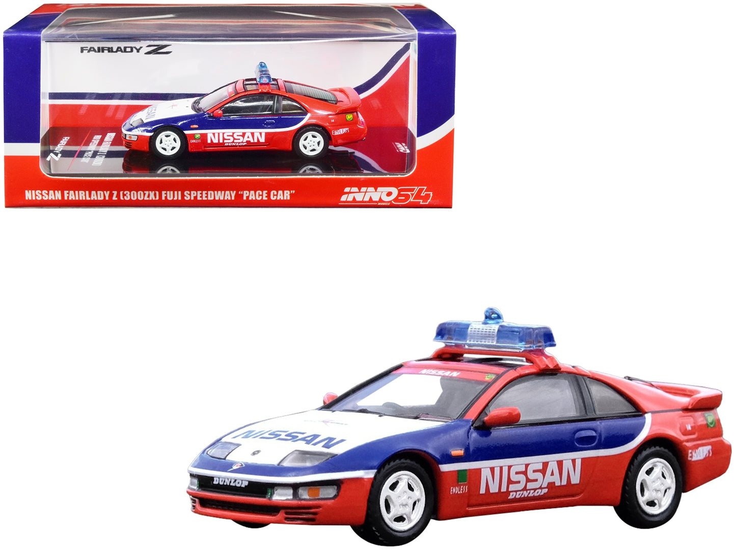 Nissan Fairlady Z (300ZX) RHD (Right Hand Drive) Fuji Speedway "Pace Car" 1/64 Diecast Model Car by Inno Models