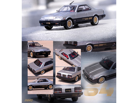 Nissan Skyline 2000 RS-X Turbo (DR30) RHD (Right Hand Drive) Silver and Black 1/64 Diecast Model Car by Inno Models