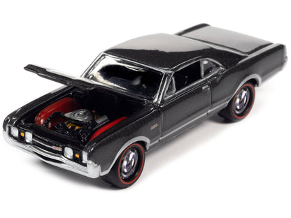 1967 Oldsmobile 442 W-30 Antique Pewter Gray Metallic "MCACN (Muscle Car and Corvette Nationals)" Limited Edition to 4164 pieces Worldwide "Muscle Cars USA" Series 1/64 Diecast Model Car by Johnny Lightning