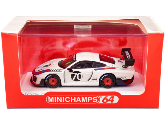 2018 Porsche 935/19 #70 "Martini Racing" White with Graphics 1/64 Diecast Model Car by Minichamps