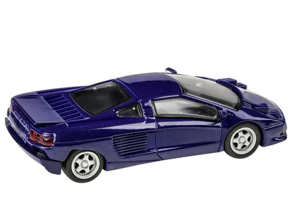 1991 Cizeta V16T Monterey Blue 1/64 Diecast Model Car by Paragon Models