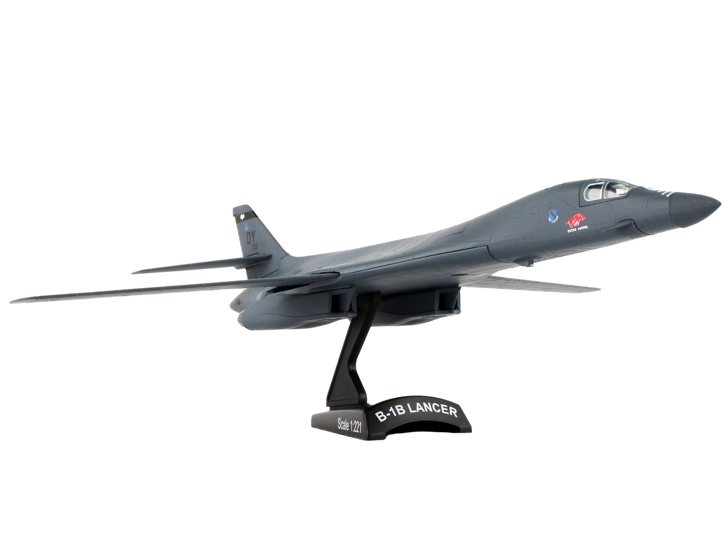 Rockwell International B-1B Lancer Bomber Aircraft "Boss Hawg" United States Air Force 1/221 Diecast Model Airplane by Postage Stamp