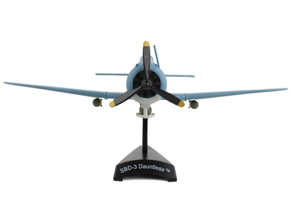 Douglas SBD-3 Dauntless Aircraft "Lt. Richard Best" United States Navy 1/87 Diecast Model Airplane by Postage Stamp